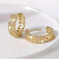 Elegant Earrings Brilliant Noble Earrings
