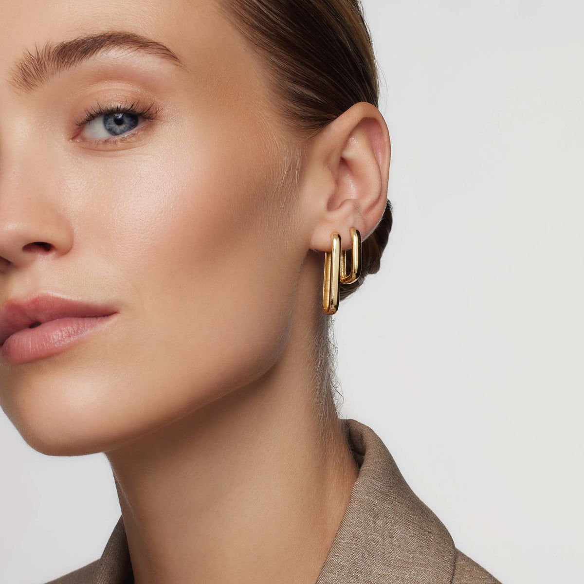 Large Icon Hoops | Gold 18k
