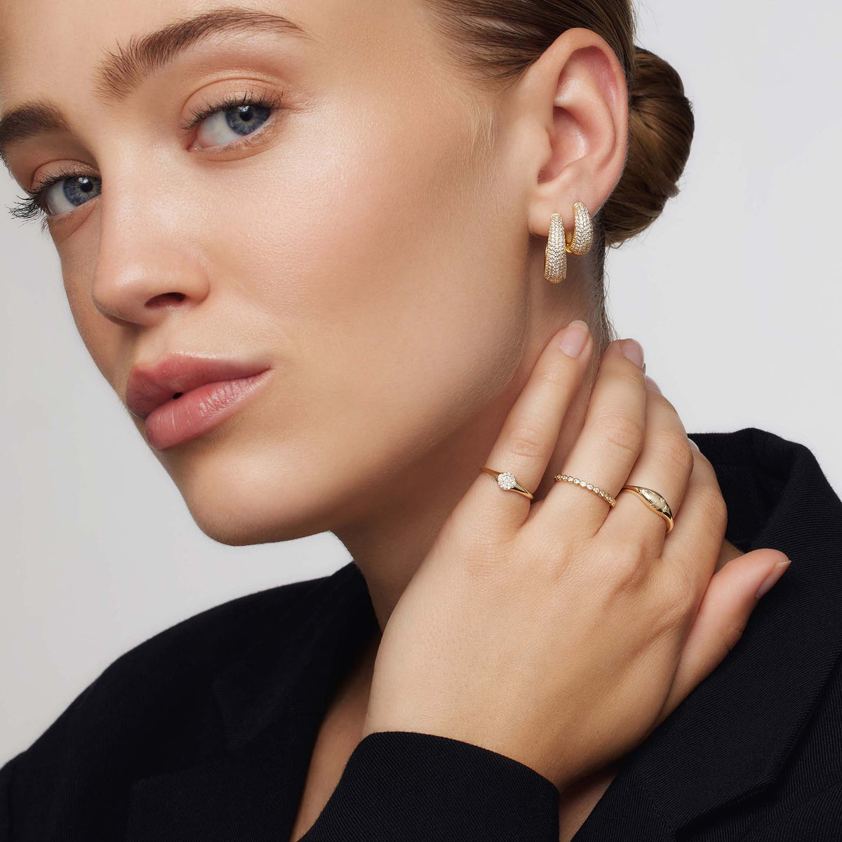 Diamond Dome Ring | Gold 14k