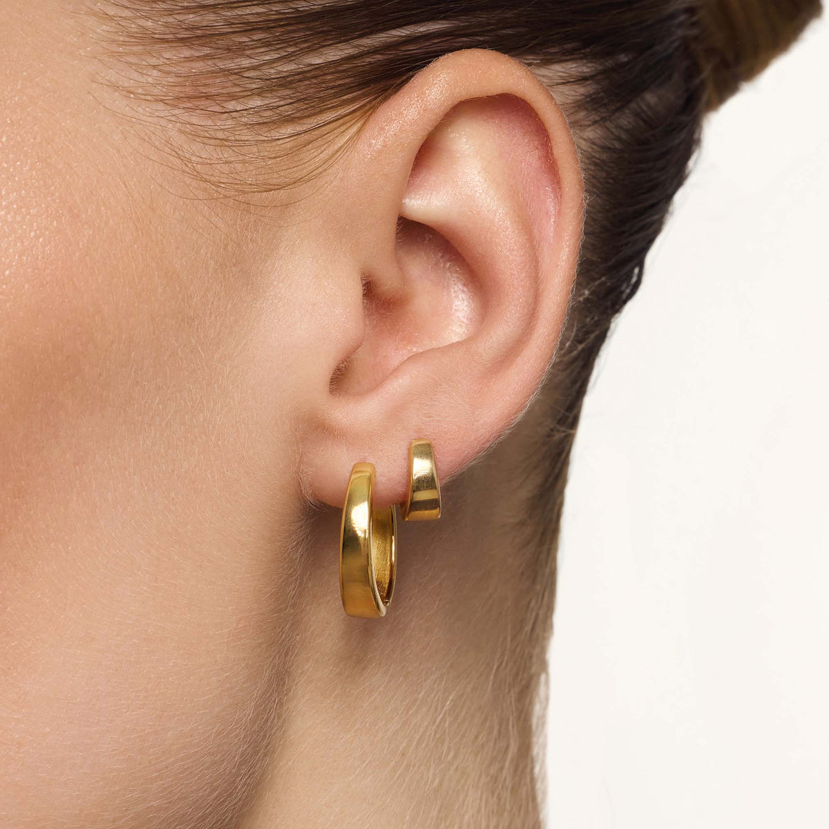 Gia Hoops | Gold 18k