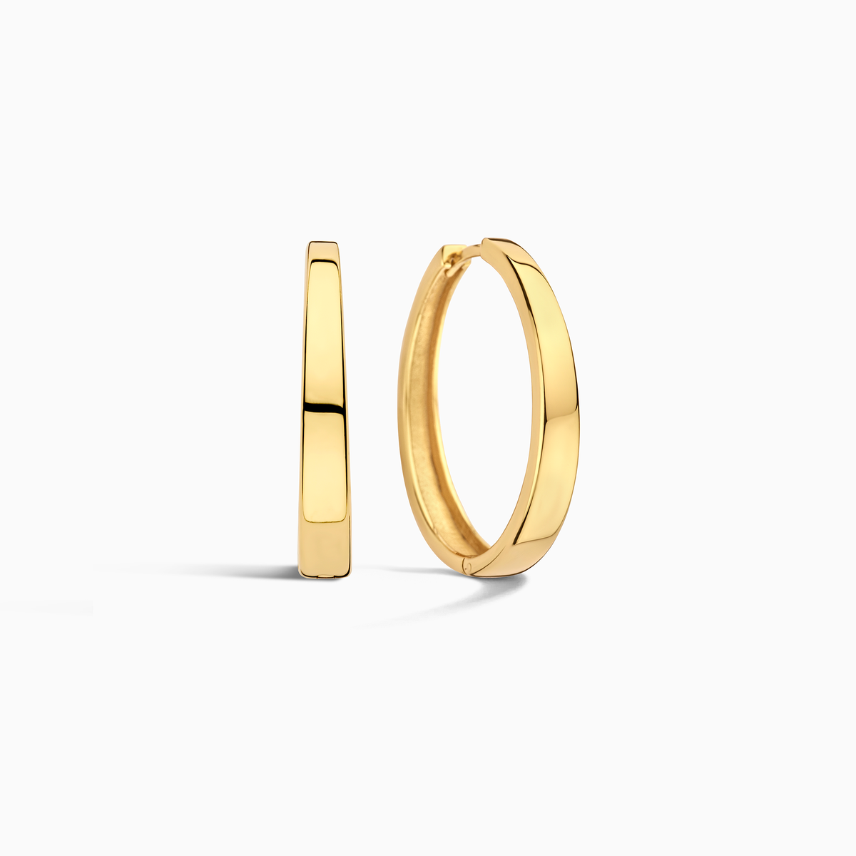 Gia Statement Hoops | Gold 18k