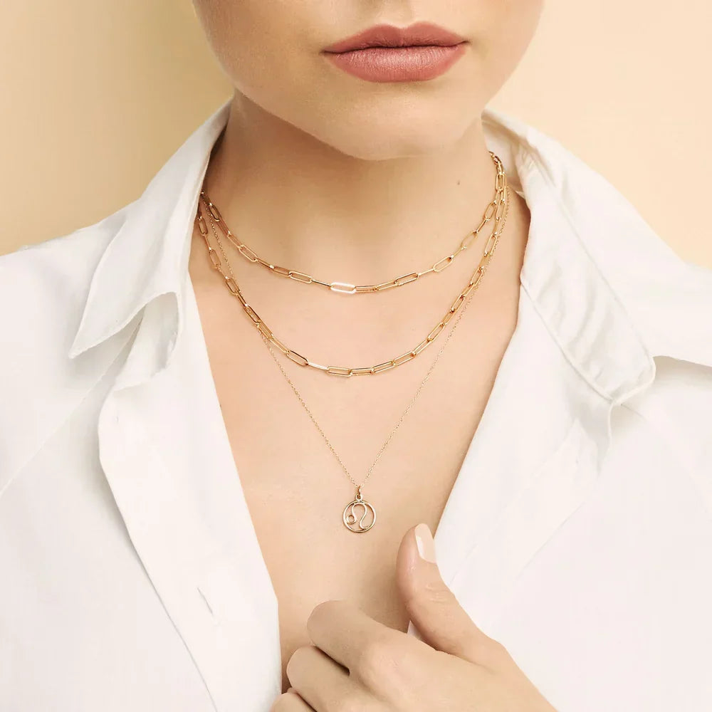 Zodiac sign necklace