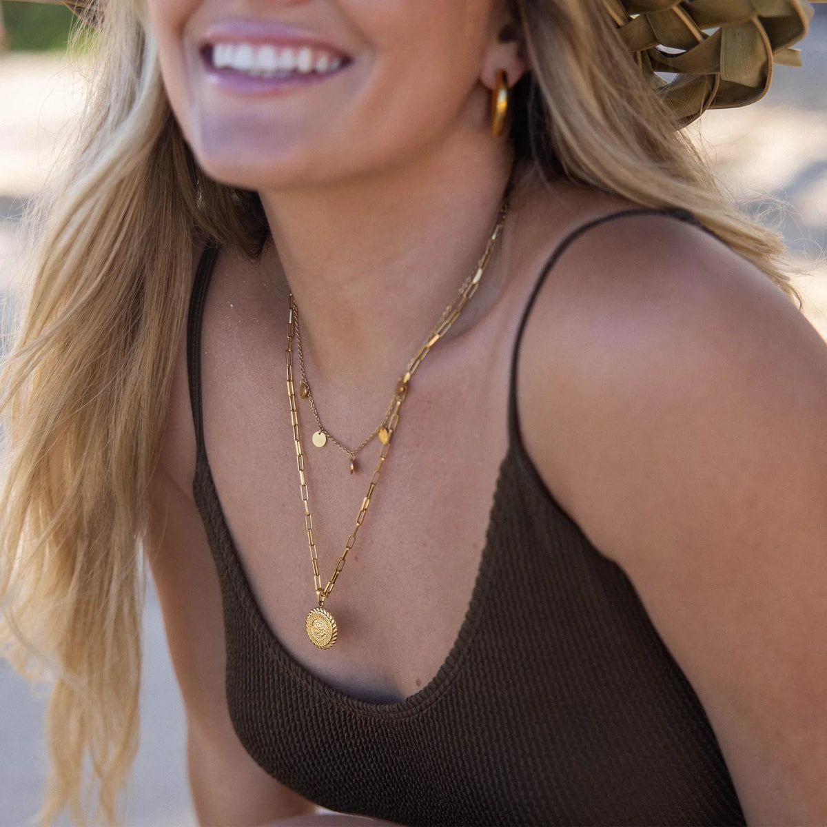 Funky Buddha Necklace | Gold 18k