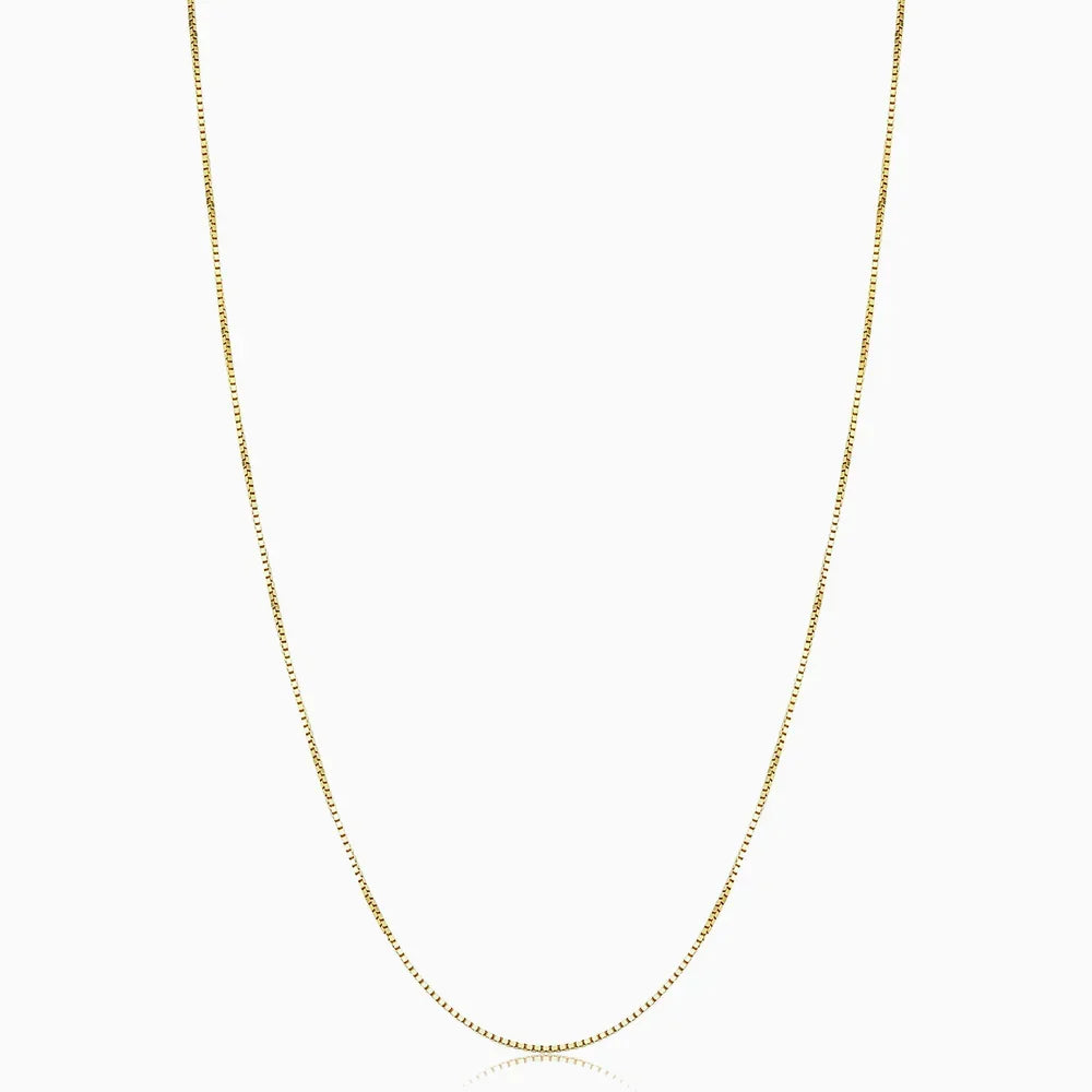 Bodega Box Necklace | Gold 18k
