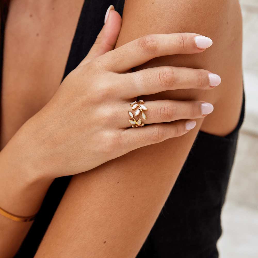 Gold Leaf Ring