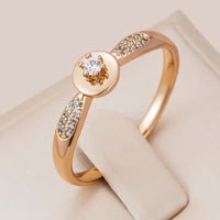 Zirconia Ring in Gold