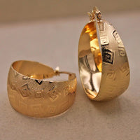 Ethnic Earrings in Gold