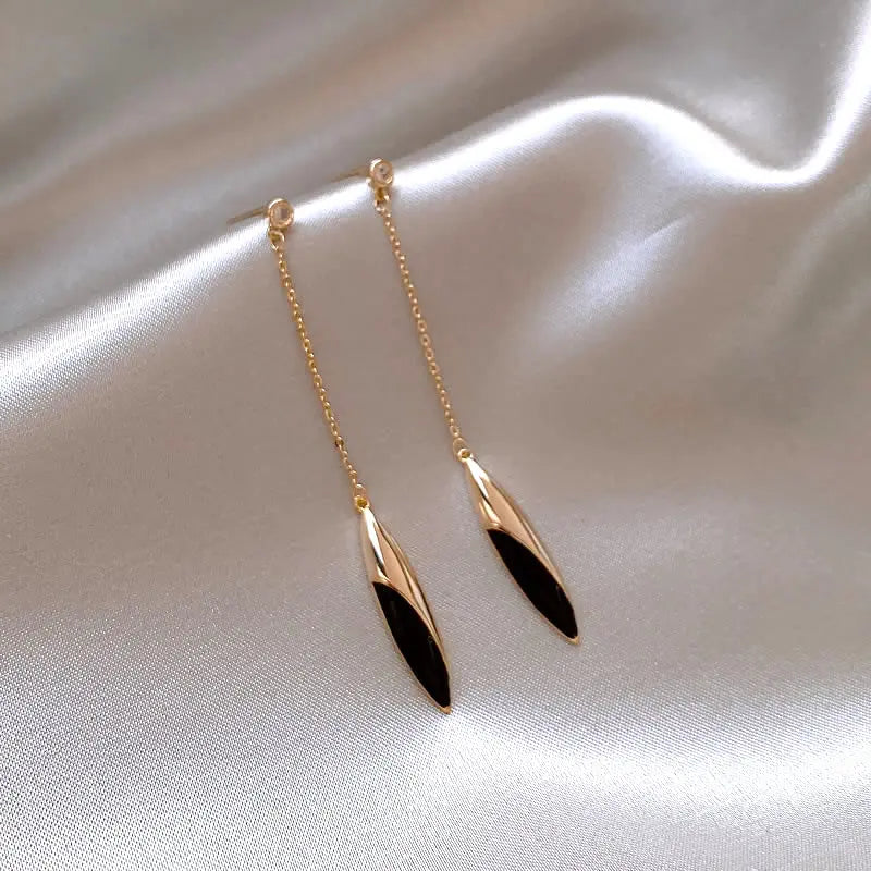 Golden Dark Earrings