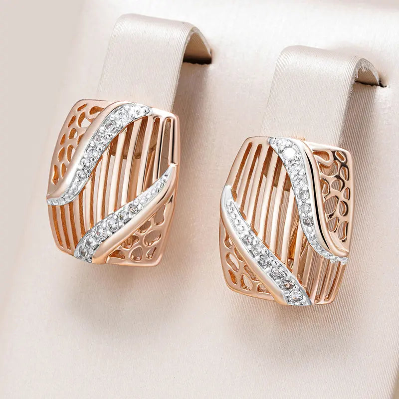 Golden Spiral Earrings