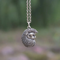 Vintage Hedgehog Necklace