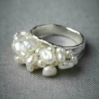 Vintage Baroque Pearl Ring