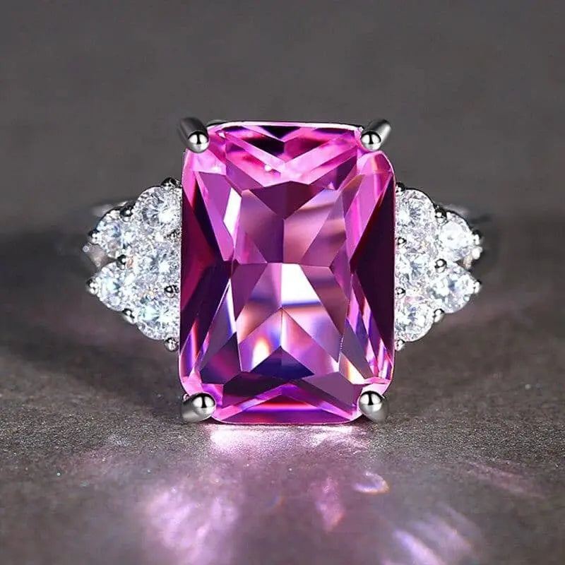 Rose Ring in Brilliant Silver