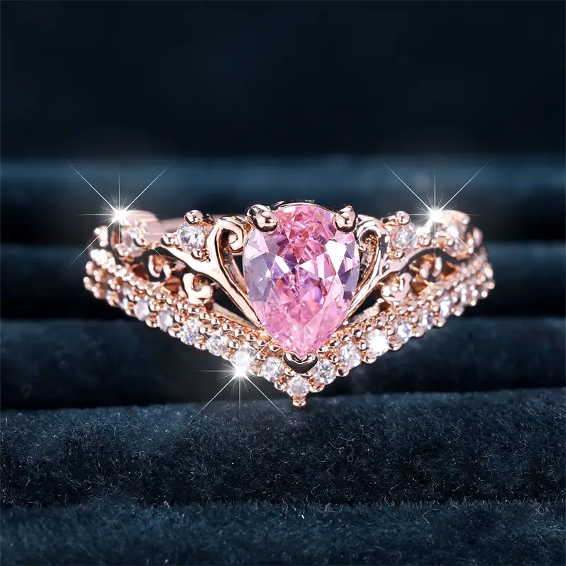 Rose Drop Ring